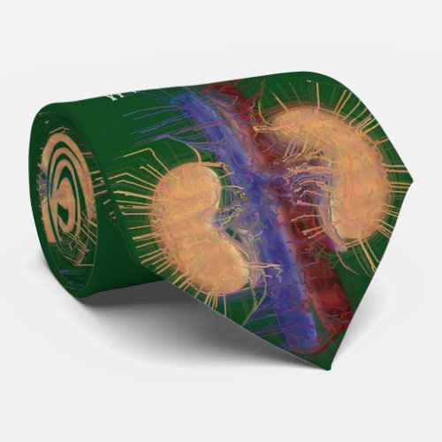 Nephrologist Tie Unique Artsy Kidney Design 20