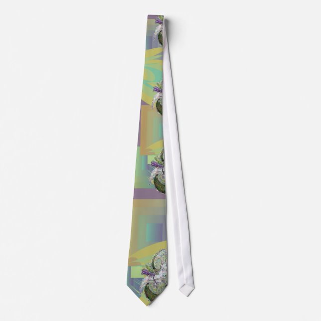 Nephrologist Tie, Unique Artsy Kidney Design Neck Tie (Front)