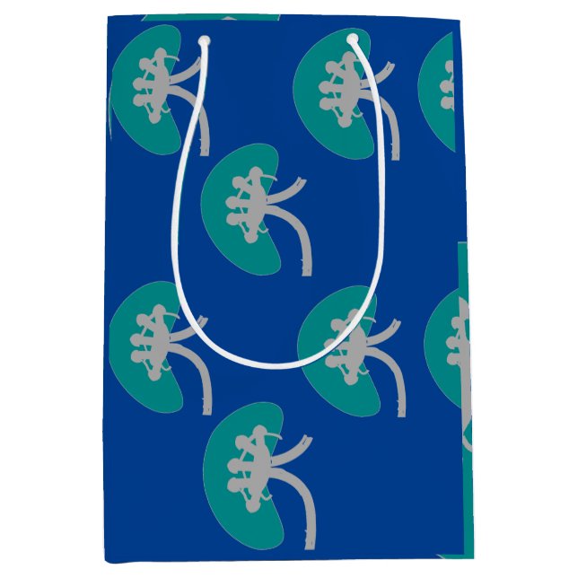 Nephrology Artsy Kidney Design  Medium Gift Bag (Front)