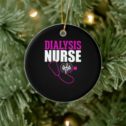 Nephrology Dialysis Nurse Kidney Ceramic Ornament