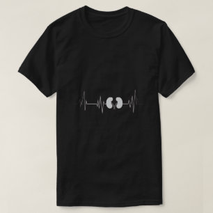Nephrology Dialysis Nurse Kidney Heartbeat T-Shirt