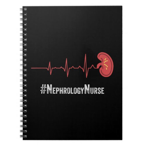 Nephrology Nurse Heartbeat Dialysis Nursing RN Thi Notebook