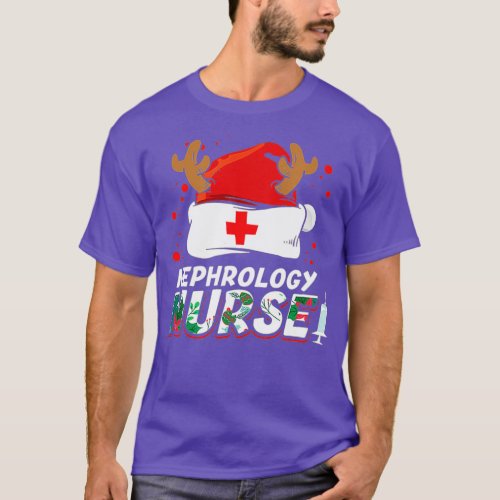 Nephrology Nurse Medication Christmas Dialysis T_Shirt