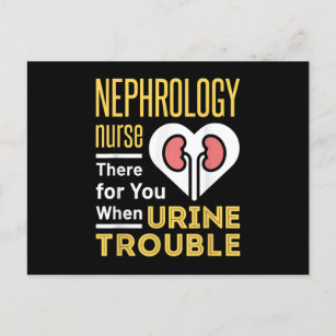 Nephrology Nurse Nursing Dialysis Funny Nursing Invitation Postcard