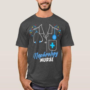 Nephrology Nurse Physiology Christmas Dialysis T-Shirt