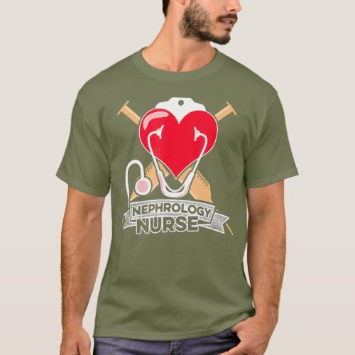 Nephrology Nurse Therapeutic Dialysis Nursing T_Shirt