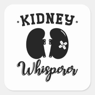 Nephrology Tech Kidney Whisperer Dialysis Nurse Square Sticker