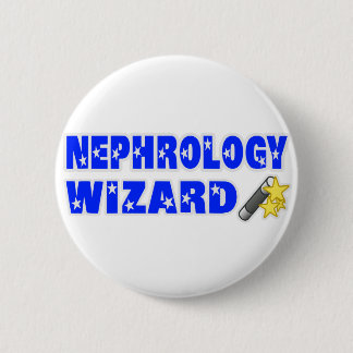 Nephrology Wizard Pinback Button