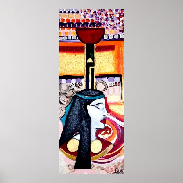 NEPTHYS EGYPTIAN GODDESS ART Print (Front)