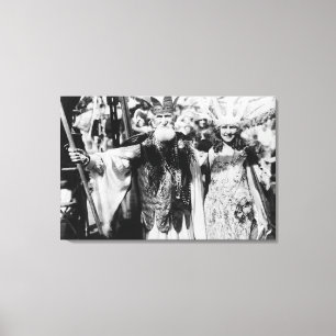 Neptune and Miss America at Carnival Photograph Canvas Print