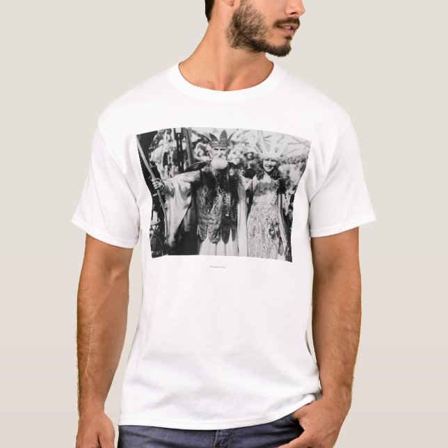 Neptune and Miss America at Carnival Photograph T-Shirt (Front)