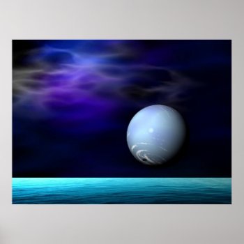 Neptune At Home Poster by Juanyg at Zazzle