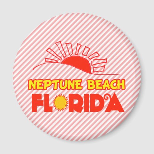 Neptune Beach Florida Magnet