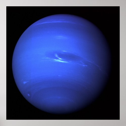 Neptune by Voyager 2 Poster