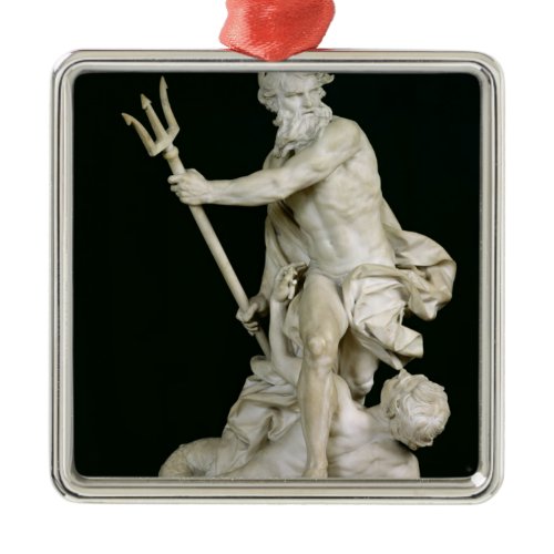 Neptune Calming the Waves, 1757 Metal Ornament