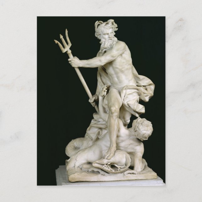 Neptune Calming the Waves, 1757 Postcard (Front)