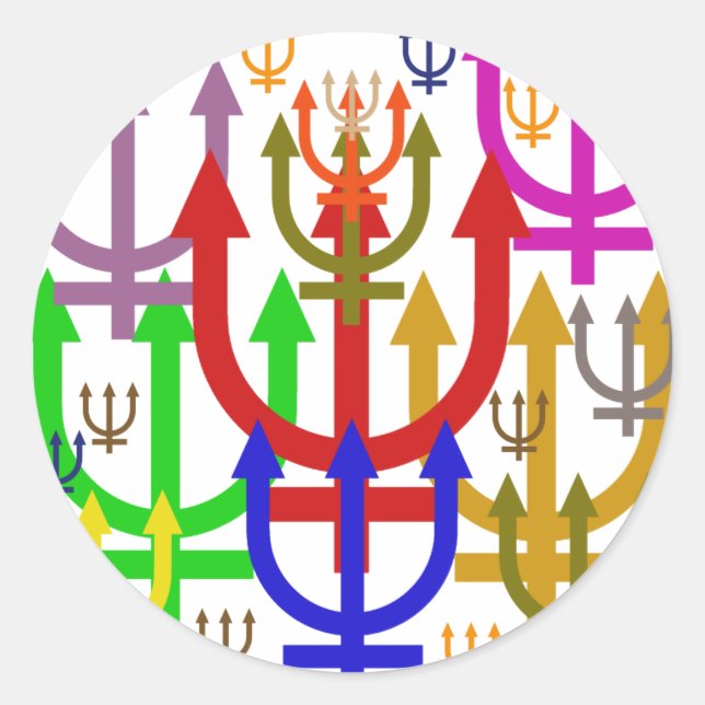 Neptune Classic Round Sticker (Front)