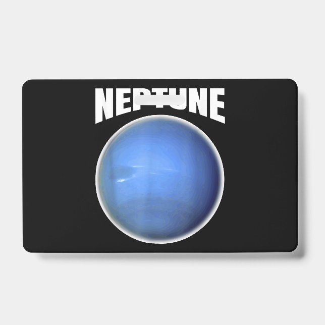 Neptune Design - Science Planet Outer Space Badge (Front)