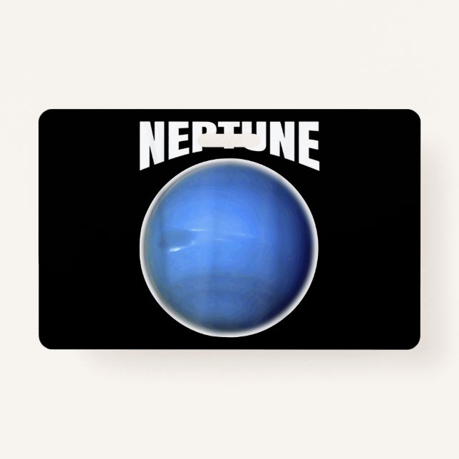 Neptune Design - Science Planet Outer Space Badge (Front)
