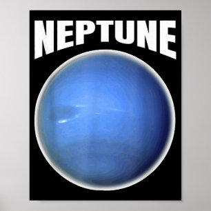 Neptune Design - Science Planet Outer Space Poster
