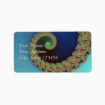 Neptune - Fractal Art Label