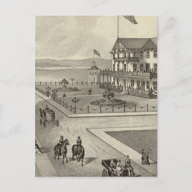 Neptune House, Ocean Beach, NJ Postcard (Front)