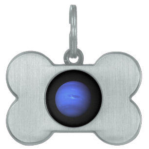 Neptune NASA Planet Pet Name Tag