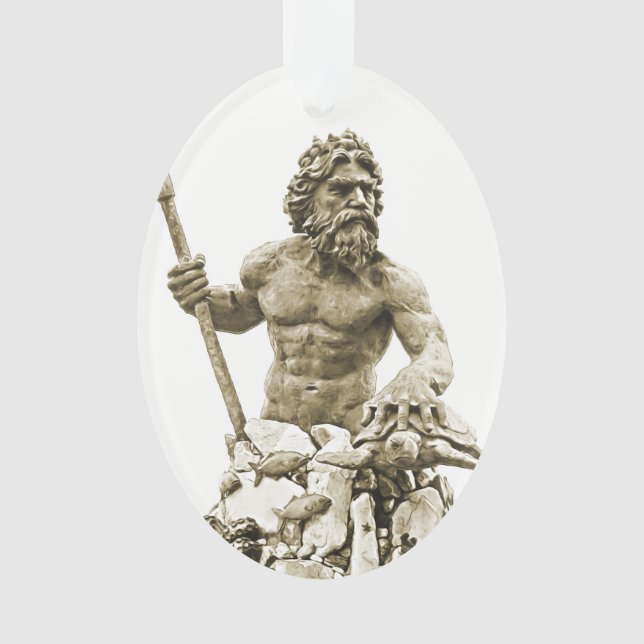 Neptune Oval Ornament (Front)