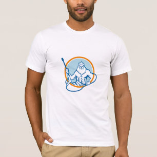Neptune Water Blaster Circle Retro T-Shirt