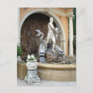 Neptune's fountain postcard