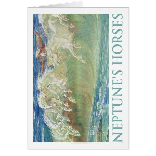 NEPTUNE'S HORSES RIDE THE WAVES CARDS (Front)