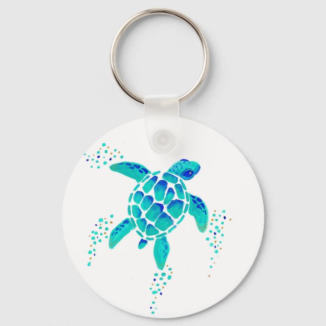 Neptune's Turtle Keychain (Front)