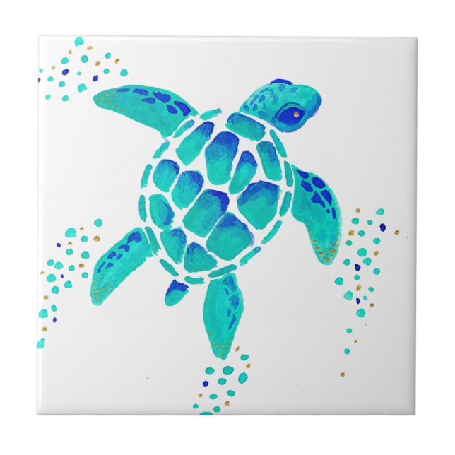 Neptune's Turtle Tile (Front)
