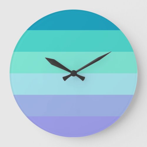 Neptunic Pride Flag Large Clock