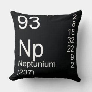 Neptunium Throw Pillow