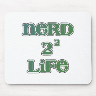 Nerd 4 Life Squared Mouse Pads