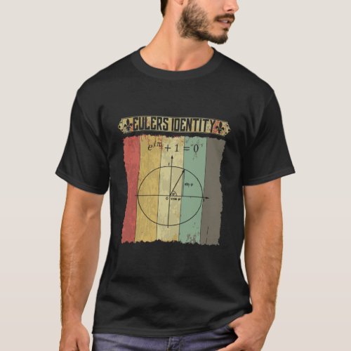 Nerd Alert _ Vintage Math Eulers Identity Gift T_Shirt