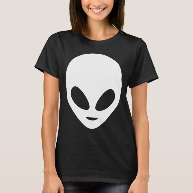 Nerd  Alien  UFO T-Shirt (Front)