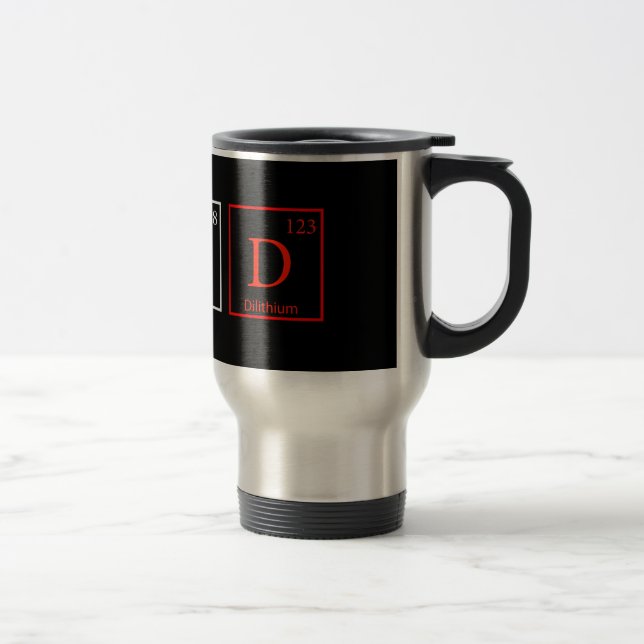 NErD and proud (Dark) Travel Mug (Right)