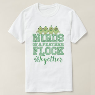 Nerd Bird Funny Nirds of a Feather Flock Together T-Shirt