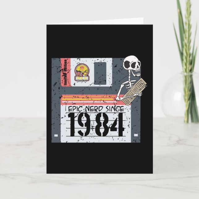 Nerd Birthday 1984 Card (Front)