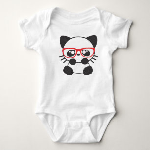 Nerd Cat Baby Bodysuit