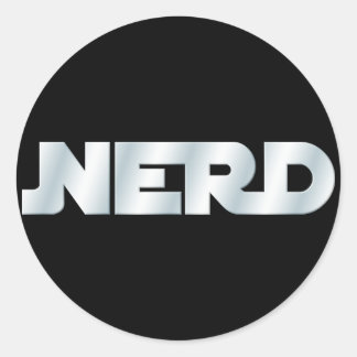 Nerd Classic Round Sticker
