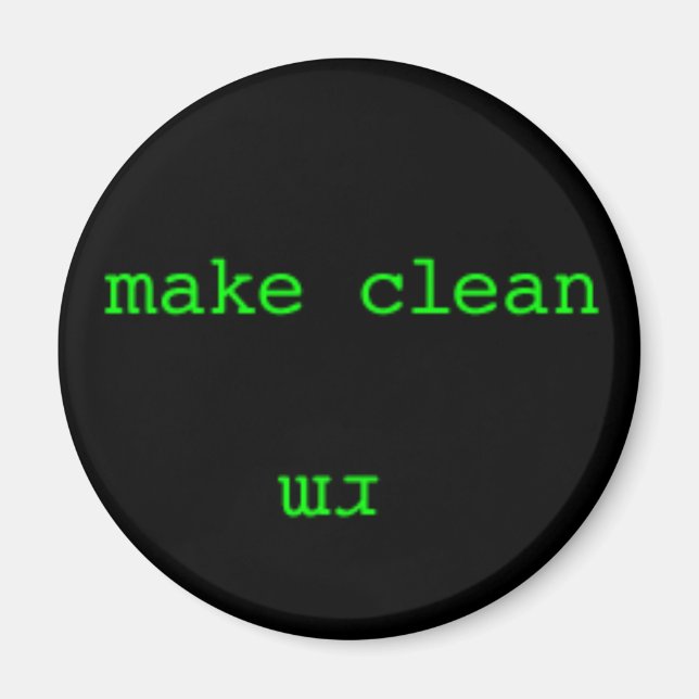 Nerd Clean/Dirty Dishwasher Magnet (Front)