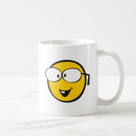 Nerd Emoji Coffee Mug