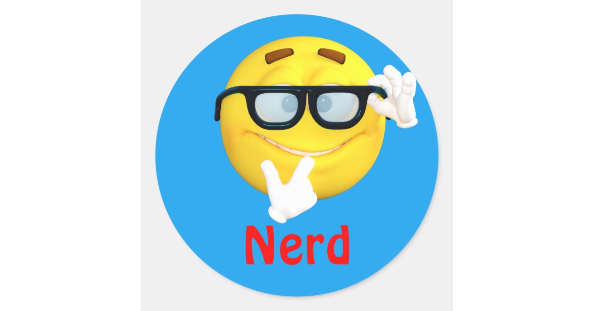 nerd emoticon