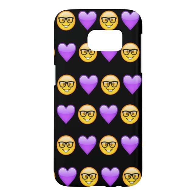 Nerd Emoji Samsung Galaxy S7 Phone Case (Back)