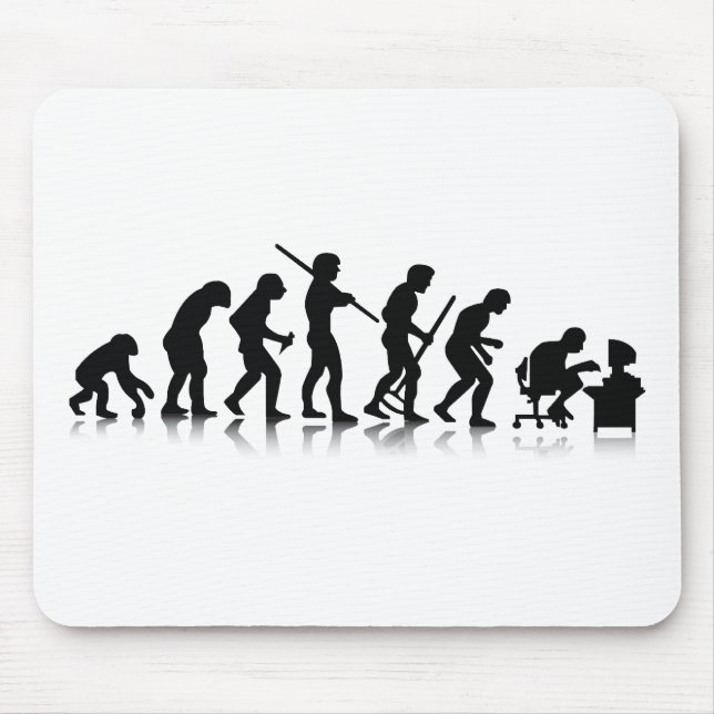 Nerd Evolution Mouse Pad (Front)