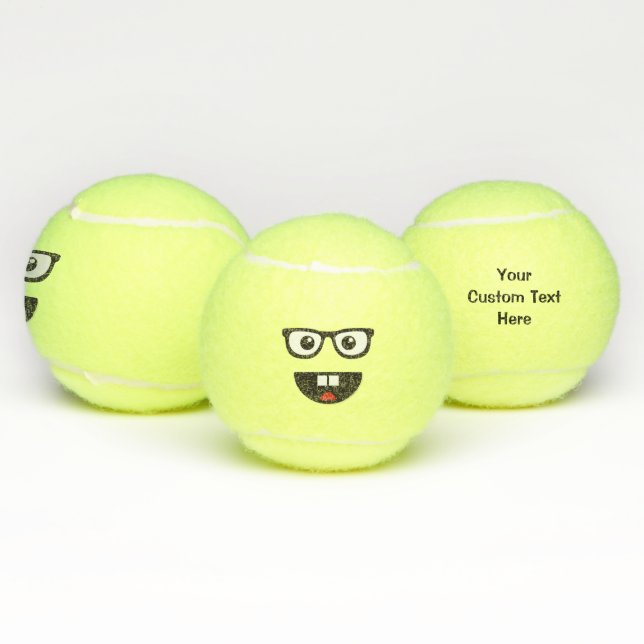 Nerd Face Tennis Balls (Multi)