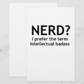 Nerd? Funny, geeky design (Front/Back)